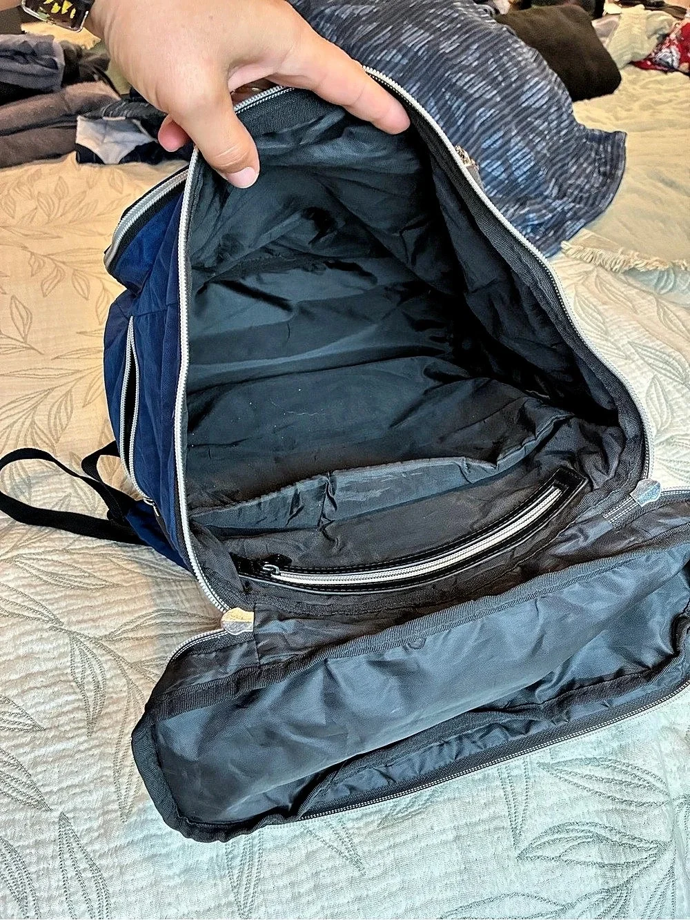 Biaggi “on the go” Backpack Blue